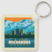 Porte-clés Ancrage, Alaska (Dos)