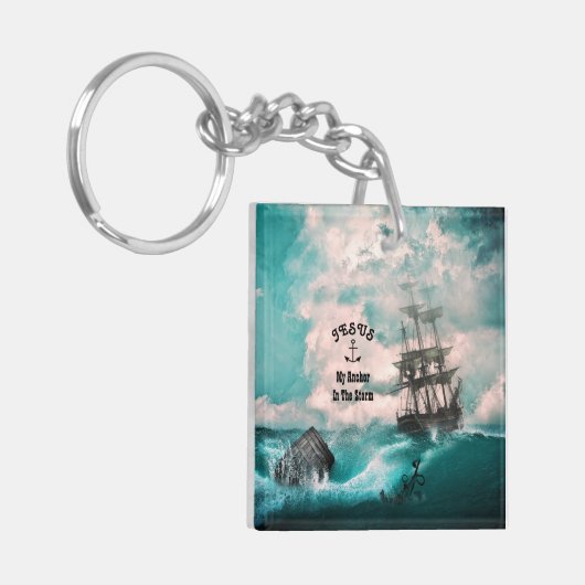 Porte-clés "Ancre Dans La Tempête (Devant gauche)