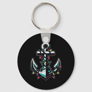 Porte-clés Ancre de bateau de Noël Xmas Marin Croisière Homme