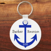 Porte-clés Ancre de la Réunion - par SRF (Recto)