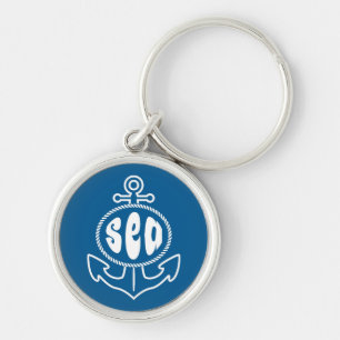 Porte-clés Ancre et la mer