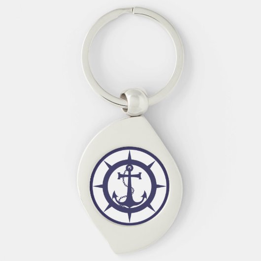 Porte-clés Ancre nautique (Devant)