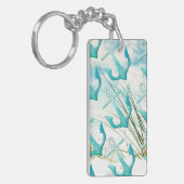 Porte-clés Ancres nautiques Plage Océan Plage Côté Balnéaire  (Devant gauche)