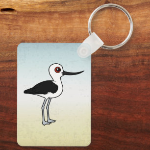 Porte-clés Andean Avocet mignon dessin Birdon Bird