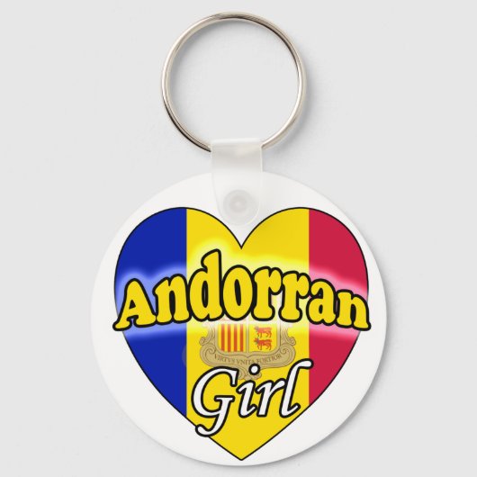 Porte-clés andorrane fille (Recto)