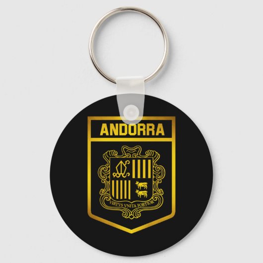 Porte-clés Andorre Emblem (Recto)