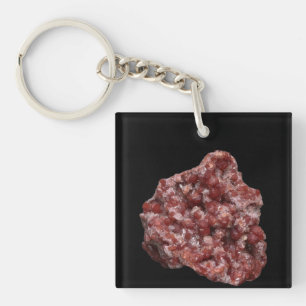 Porte-clés Andradite Grenat Calcite Cluster Minéral Naturel