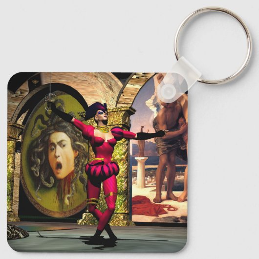 Porte-clés ANDROID BALLET, Science-fiction (Dos)