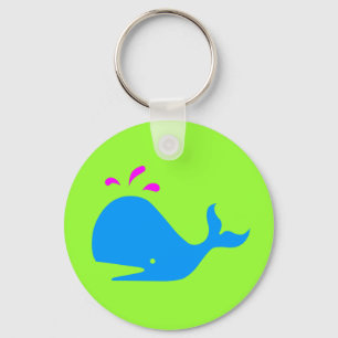 Porte-clés Andy Whale Singletons_aqua, magenta en vert