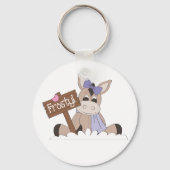 Porte-clés Âne d'hiver (Recto)