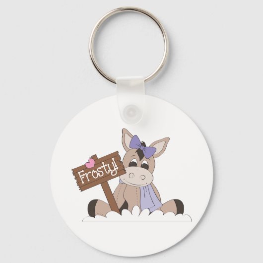 Porte-clés Âne d'hiver (Verso)