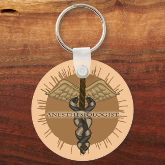 Porte-clés Anesthésiste Caduceus