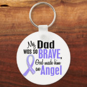 Porte-clés Ange 1 Papa Cancer de l'oesophage (Recto)