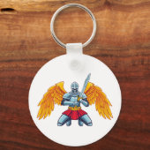 Porte-clés Ange avec grande épée (Recto)