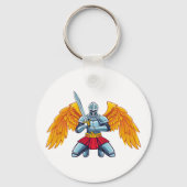 Porte-clés Ange avec grande épée (Verso)