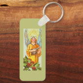 Porte-clés Ange avec houx et mandoline (Verso)