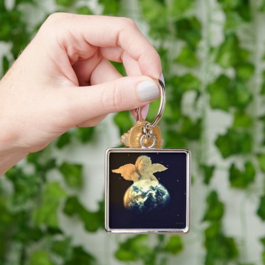 Porte-clés Ange de la terre (main)