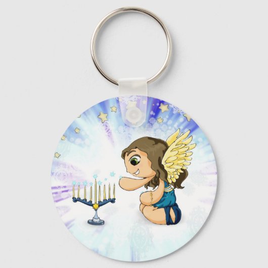 Porte-clés Ange de Menorah (Recto)