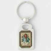 Porte-clés Ange de Noël avec Violon (Devant)