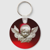 Porte-clés ANGE DE RENAISSANCE FLORENTINE, Gem Ruby Rouge (Recto)