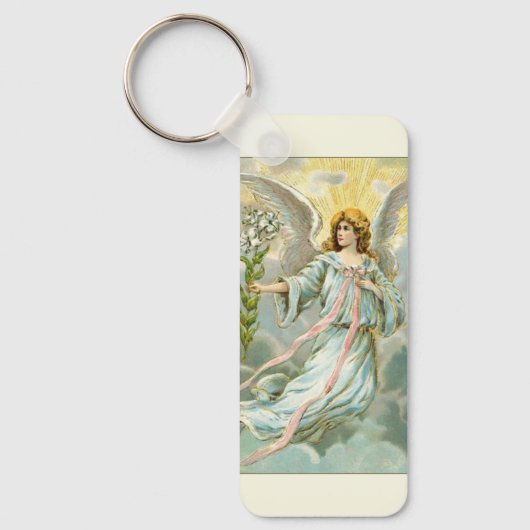 Porte-clés Ange en bleu (Recto)