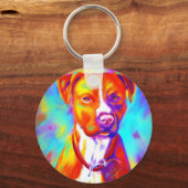 Porte-clés Ange funky - Pitbull (Recto)