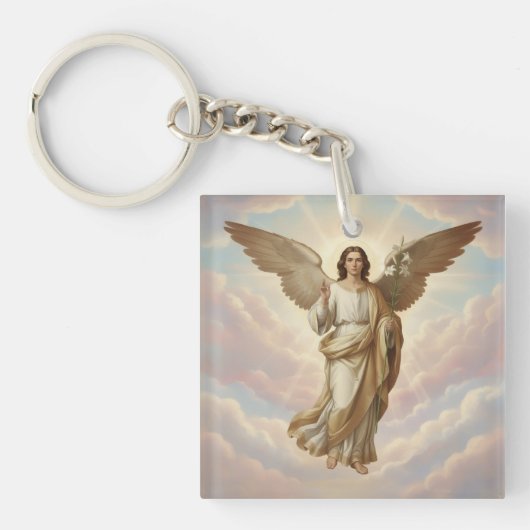 Porte-clés Ange Gabriel - Archange Gabriel (Devant)
