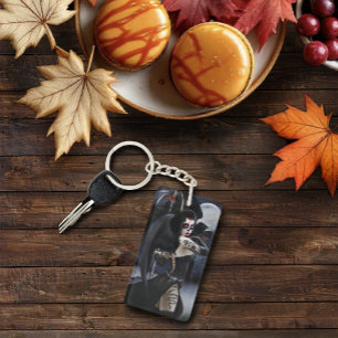 Porte-clés Ange gothique sombre Mort Crâne de sucre Fantastiq