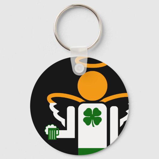 Porte-clés ange irlandais. (Recto)