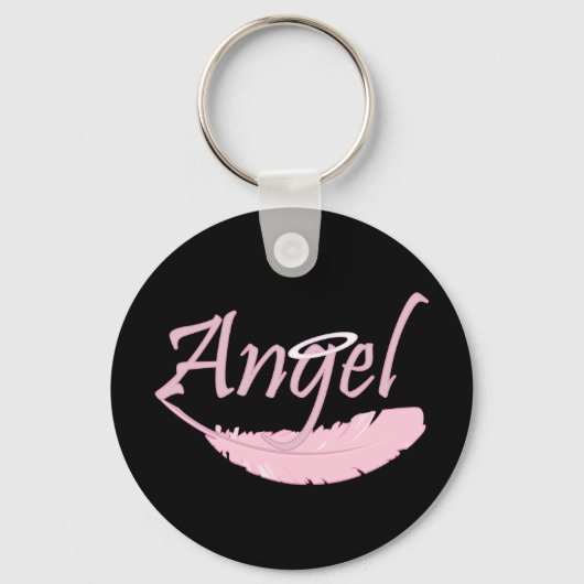 Porte-clés Ange rose (Recto)