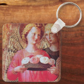 PORTE-CLÉS ANGEL AVEC ROSES (Verso)