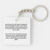 Porte-clés Angel customisé En Mémoire De (Dos)