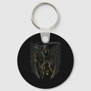 Porte-clés Angel De La Mort Grim Reaper Effrayant Halloween O