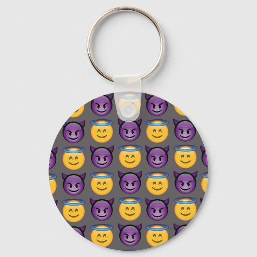 Porte-clés Angel & Devil Emojis (Recto)