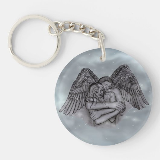 Porte-clés Angel Eros en amour (Devant)