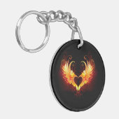 Porte-clés Angel Fire Heart with Wings (Devant gauche)
