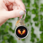Porte-clés Angel Fire Heart with Wings (main)