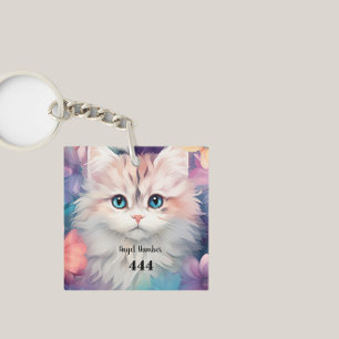 Porte-clés Angel numéro 444 chat