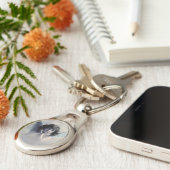 Porte-clés Angel photo victorien vintage (Côté )