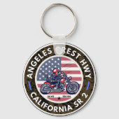 Porte-clés Angeles Crest Highway California State Route 2 (Recto)