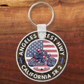 Porte-clés Angeles Crest Highway California State Route 2 (Recto)