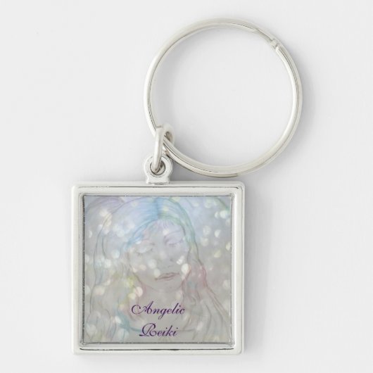 Porte-clés Angélique Reiki (Devant)