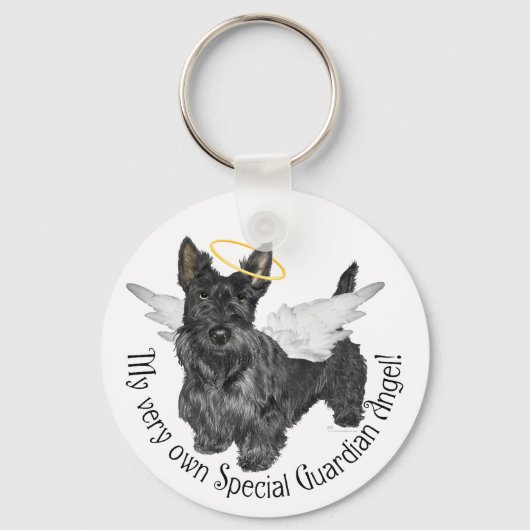 Porte-clés Anges Scottish Terrier (Recto)