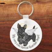 Porte-clés Anges Scottish Terrier (Recto)