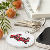 Porte-clés Angie Heart Splash (Devant droit)