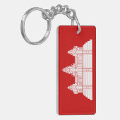 Porte-clés Angkor Vat Ver.2.0. Temple khmer (Devant gauche)