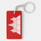 Porte-clés Angkor Vat Ver.2.0. Temple khmer (Dos)
