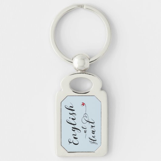 Porte-clés Anglais À Heart Keyring, Angleterre (Devant)