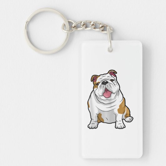 Porte-clés ANGLAIS BULLDOGS Awesome Funny Bulldog Pups Chiens (Devant)