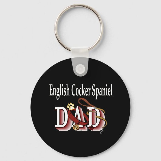 Porte-clés Anglais Cocker Spaniel DAD Porte - clé (Recto)
